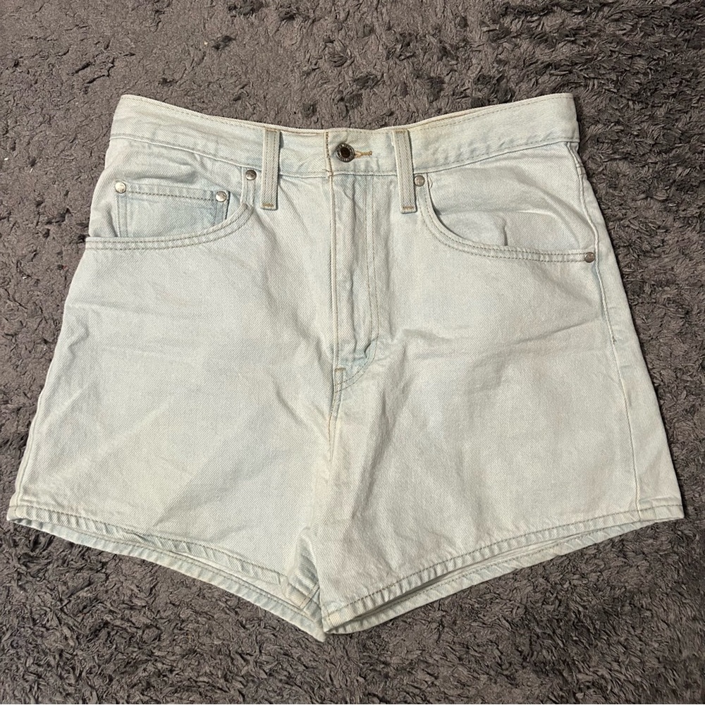 NWOT Levi's Blue Jean Shorts High-Waisted Relaxed Fit Mom Short